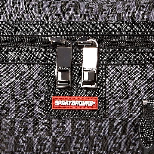 SPRAYGROUND MONEY CHECK GREY CROSS-OVER CLUTCH � ���� ����� ����