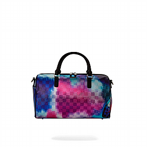 ��� ������ ����������� � SPRAYGROUND METALLIC TYE DYE CHECK MINI DUFFLE