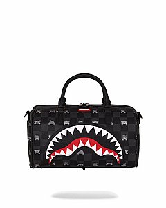 תיק מיני דאפל ספרייגראונד – SPRAYGROUND GRAY PEEKING CHARACTER CHECK MINI DUFFLE תיק מיני דאפל ספרייגראונד – SPRAYGROUND GRAY PEEKING CHARACTER CHECK MINI DUFFLE
