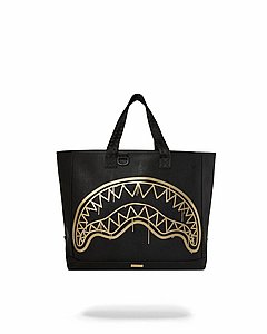 תיק יד ספרייגראונד – SPRAYGROUND THAT GOLD DRAP BEACH TOTE תיק יד ספרייגראונד – SPRAYGROUND THAT GOLD DRAP BEACH TOTE