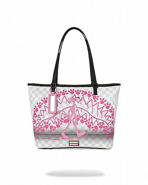 ��� �� ����������� � SPRAYGROUND PINK PANTHER PAWPRINTS TOTE