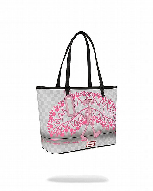 ��� �� ����������� � SPRAYGROUND PINK PANTHER PAWPRINTS TOTE