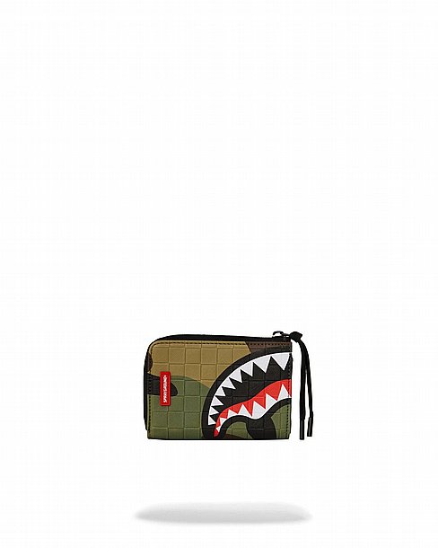 ���� ����������� � SPRAYGROUND WOODLAND CAMO CHECK WALLET