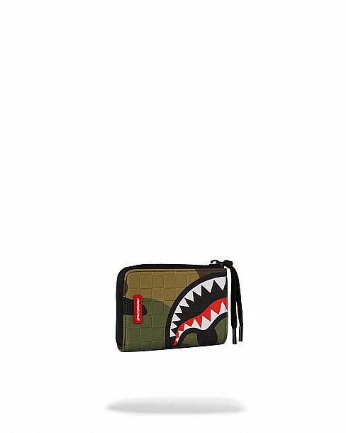 ���� ����������� � SPRAYGROUND WOODLAND CAMO CHECK WALLET