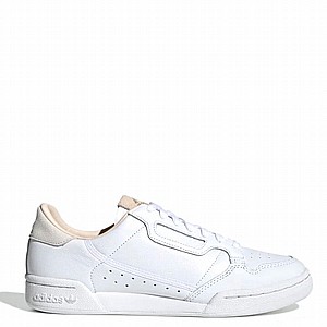 ADIDAS CONTINENTAL 80 SHOES- לבן כתום ADIDAS CONTINENTAL 80 SHOES- לבן כתום