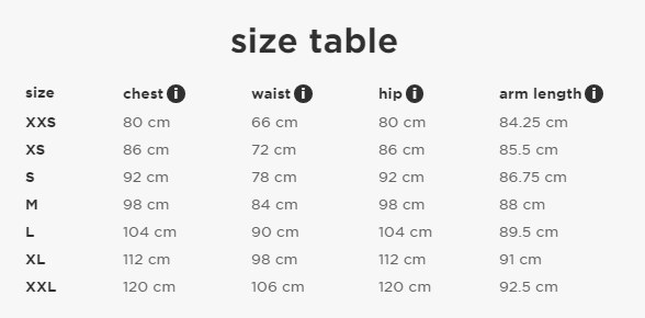 G star 2025 jacket sizing